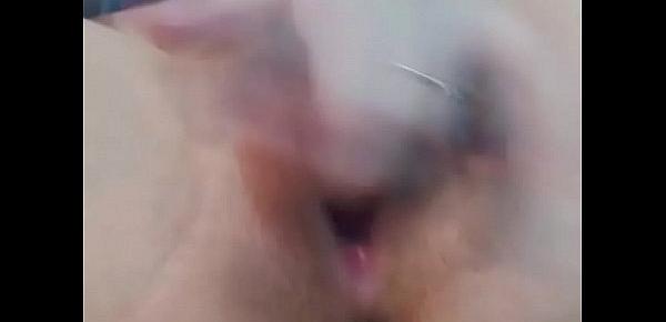  Wow huge tits milf fingered her small pussy free show